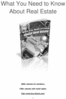 Thumbnail What you need to know about real estate - With resell rights Thumbnail What you need to know about real estate - With resell rights