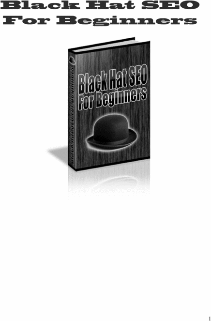 Product picture Black Hat SEO - with resell rights