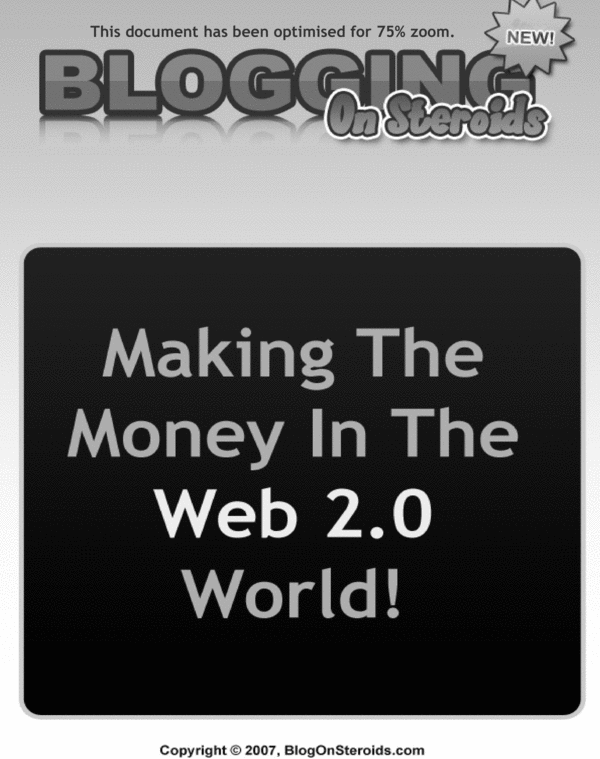 Product picture Blogging on Steroids - With resell rights