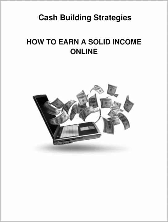 Product picture Cash building strategies - With resell rights