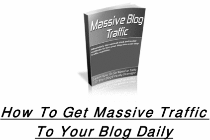 Product picture Massive Blog Traffic - With resell rights