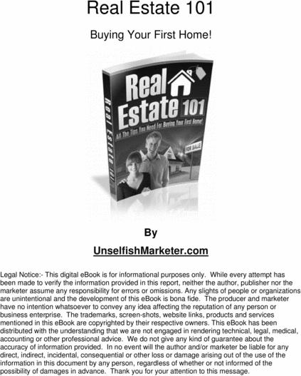 Product picture Real Estate 101