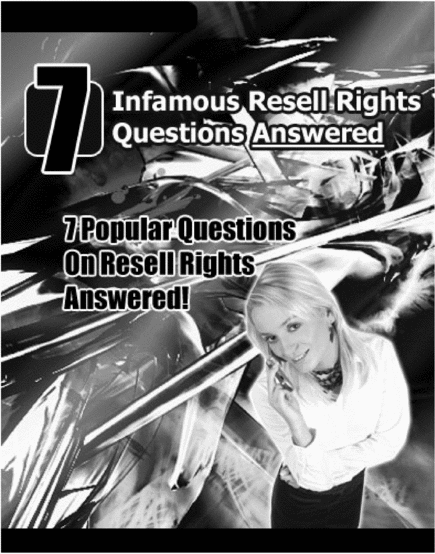 Product picture Resell Rights Questions & Answers - With Resell Rights