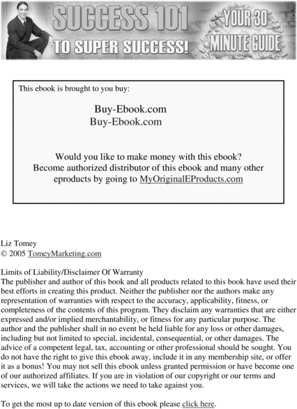 Product picture Success 101 - With Resell Rights