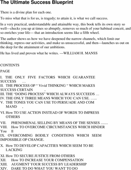 Product picture The Ultimate Success Blueprint - With Resell rights